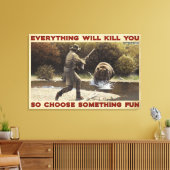 Die Jagd Bären alles wird Sie Leinwand Dekoration (Insitu (Wohnzimmer))