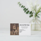 Die Jagd/Camping führt u. Visitenkarte (Stehend Vorderseite)