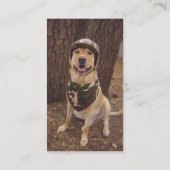 Die Jagd/Camping führt u. Visitenkarte (Rückseite)