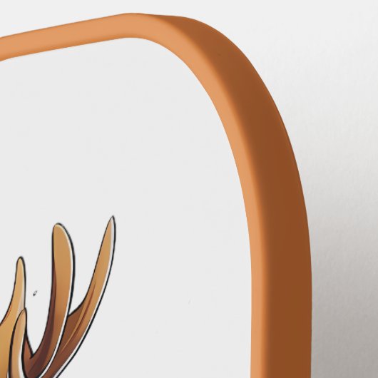 Die Jagd des Encounter-Elchs humorvoll Pickleball Schläger (Linke Seite)