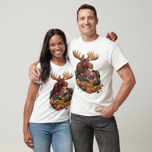 Die Jagd des Encounter-Elchs humorvoll T-Shirt (Unisex)