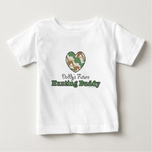 Die Jagd-Freund-Baby-T-Shirt des Vatis zukünftiges Baby T-shirt