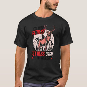 Die Jagd, ich bin in Fitness Fit'ness Deer in mein T-Shirt