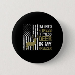 Die Jagd, ich bin in Fitness Fitness Hirsch in mei Button