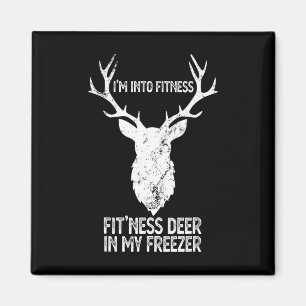 Die Jagd, ich bin in Fitness Fitness Hirsch in mei Magnet