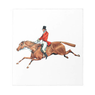 Die Jagd-Illustration Notizblock