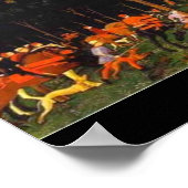 Die Jagd im Wald Poster (Ecke)