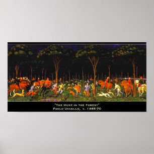 Die Jagd im Wald Poster