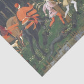 Die Jagd im Wald (von Paolo Uccello) Seidenpapier (Detail)