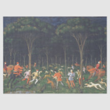 Die Jagd im Wald (von Paolo Uccello)