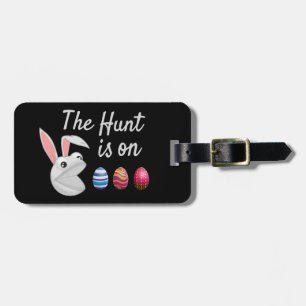 Die Jagd ist auf der Ostersonnigen Eggenjagd Gepäckanhänger