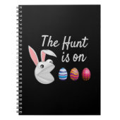 Die Jagd ist auf der Ostersonnigen Eggenjagd Notizblock (Vorderseite)