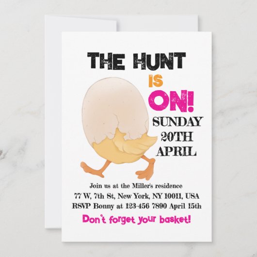 Die Jagd ist auf Einladung (Vorderseite)