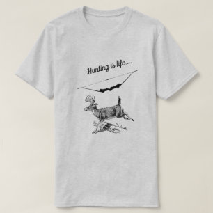 Die Jagd ist der Buck- und Bogenschütze T-Shirt