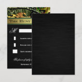 Die Jagd ist über die Jagd Camouflage Hochzeitskar RSVP Karte (Vorne/Hinten)