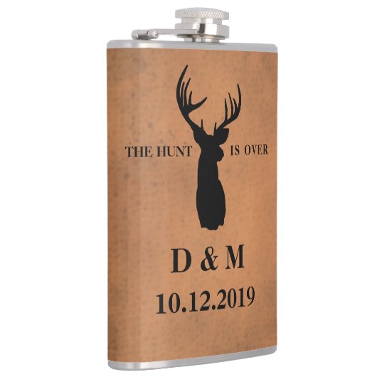 Die Jagd ist über ein Geschenk für die gewöhnliche Flachmann (Rechts)