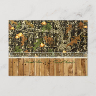 Die Jagd ist über Hochzeits-Einladungen Einladung