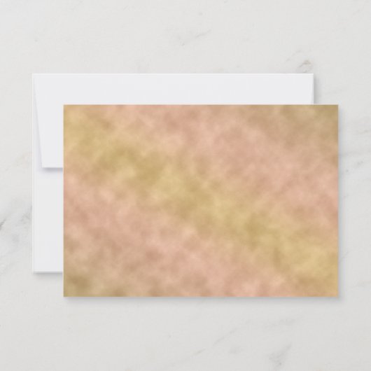 Die Jagd ist über rustikal RSVP Karte (Rückseite)