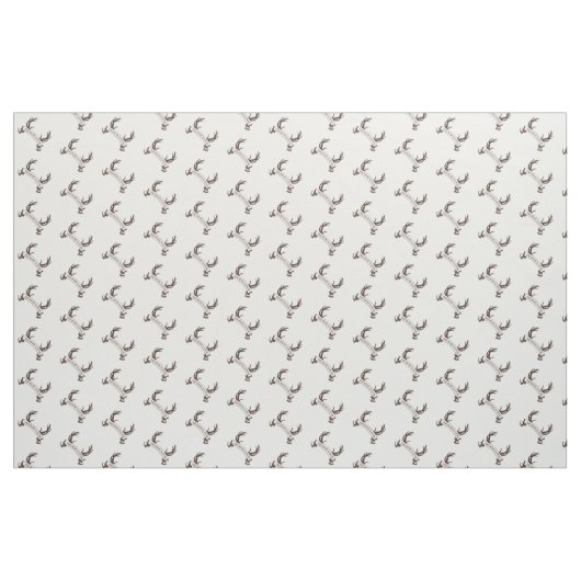 "Die Jagd ist über" rustikaler Stoff (Fat Quarter (45,7 x 55,9 cm))