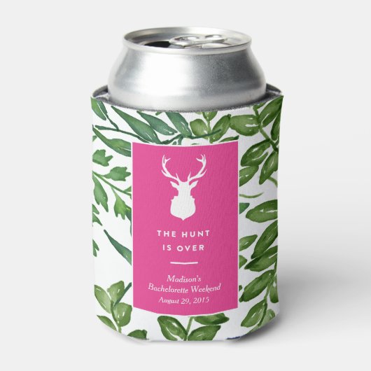 Die Jagd ist vorbei | Bachelorette Can Cooler Dosenkühler (Kanne Vorderseite)