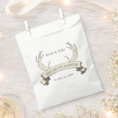 "Die Jagd ist vorbei" Rustikale Hochzeit Geschenktütchen (Ausgeschnitten)