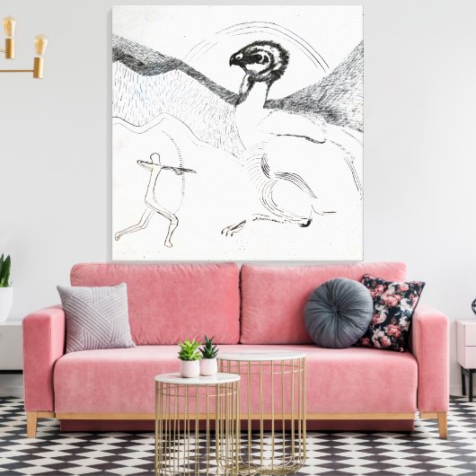 Die Jagd Leinwanddruck (Insitu (Wohnzimmer))