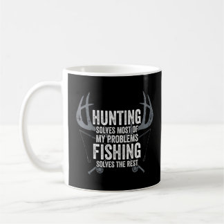 Die Jagd löst die meisten meiner Probleme mit dem Kaffeetasse