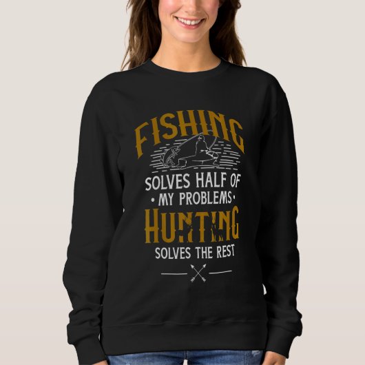 Die Jagd löst meine Probleme - Sweatshirt (Vorderseite)