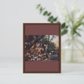 Die Jagd nach Fyt Jan (beste Qualität) Postkarte (Stehend Vorderseite)