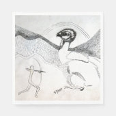 Die Jagd Serviette (Vorderseite)