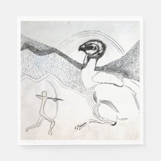 Die Jagd Serviette (Vorderseite)