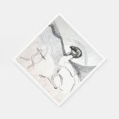 Die Jagd Serviette (Ecke)