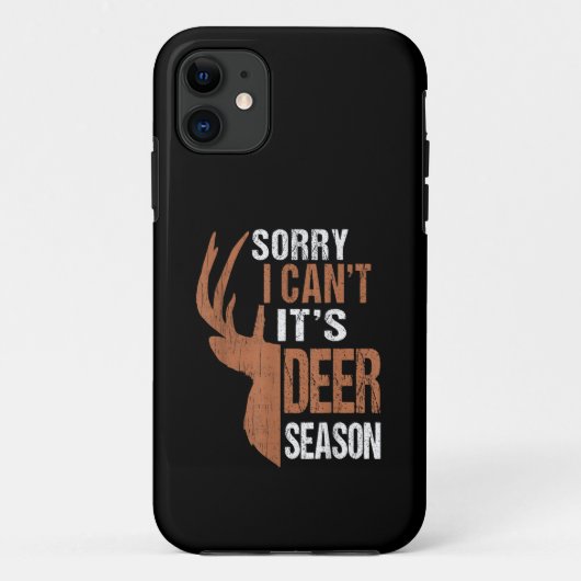 Die Jagd tut ihrer Hirschsaison lustigen Jäger Vat Case-Mate iPhone Hülle (Rückseite)