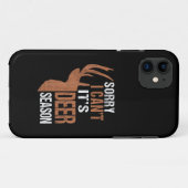 Die Jagd tut ihrer Hirschsaison lustigen Jäger Vat Case-Mate iPhone Hülle (Rückseite (Horizontal))