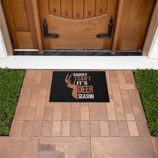 Die Jagd tut ihrer Hirschsaison lustigen Jäger Vat Fußmatte (Außenbereich)