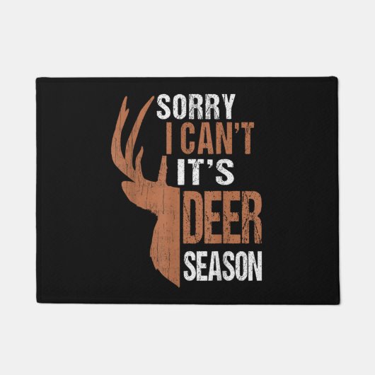 Die Jagd tut ihrer Hirschsaison lustigen Jäger Vat Fußmatte (Vorderseite)