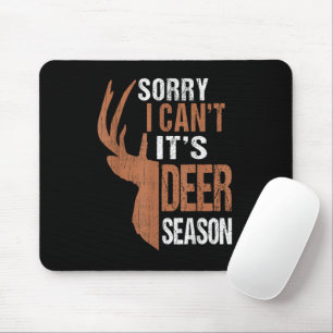 Die Jagd tut ihrer Hirschsaison lustigen Jäger Vat Mousepad