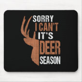 Die Jagd tut ihrer Hirschsaison lustigen Jäger Vat Mousepad (Vorne)