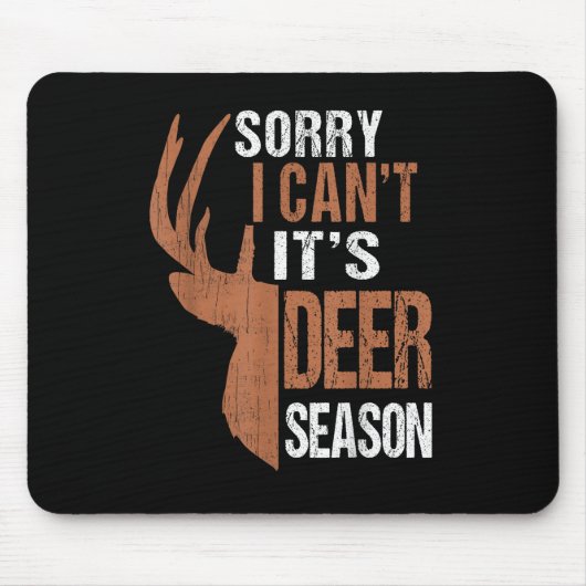 Die Jagd tut ihrer Hirschsaison lustigen Jäger Vat Mousepad (Vorne)