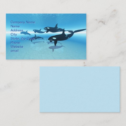 Die Jagd Visitenkarte (Vorne/Hinten)