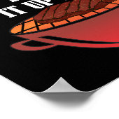 Die Jagd wärmte sich auf die Jagd auf die Hirsche. Poster (Ecke)