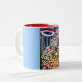 Die Jagd Zweifarbige Tasse (Vorderseite Links)