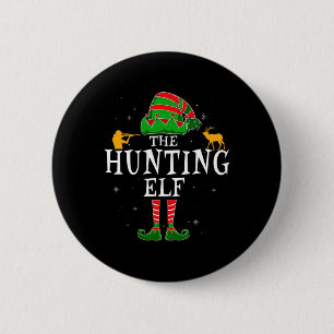 Die Jagdelf-Gruppe passt Familie Weihnachten Hu Button