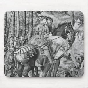 Die Jagden von Maximilian, Löwe, die Hirsch-Jagd Mousepad