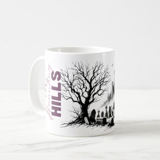 Die Jagdhügel Kaffeetasse (Vorderseite Links)