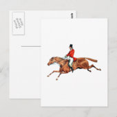 Die Jagdillustration Postkarte (Vorne/Hinten)