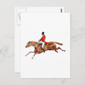 Die Jagdillustrierung Postkarte (Vorne/Hinten)