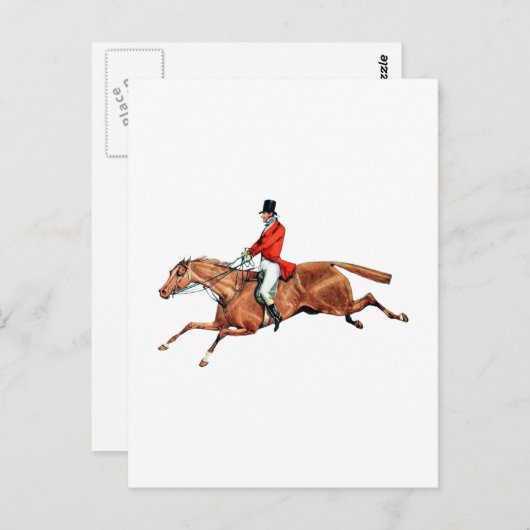 Die Jagdillustrierung Postkarte (Vorne/Hinten)