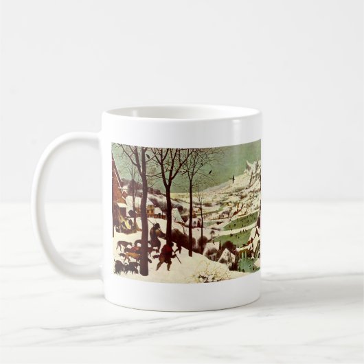Die Jäger im Schnee - 1565 Kaffeetasse (Links)