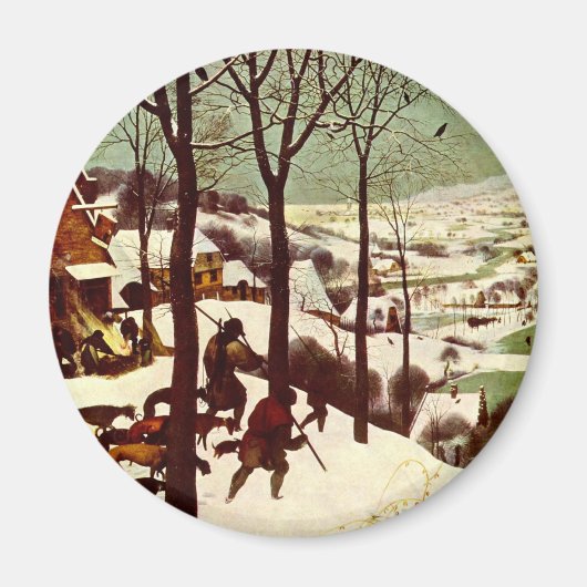 Die Jäger im Schnee - 1565 Magnet (Vorne)